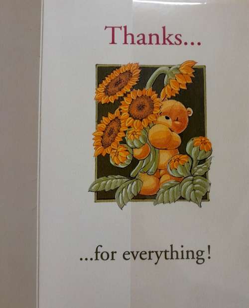 Greeting Card Thanks