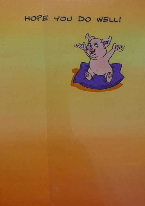 Greeting Card Good Luck in Your Exams