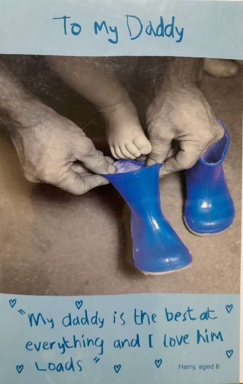 Greeting Card Happy Fathers Day