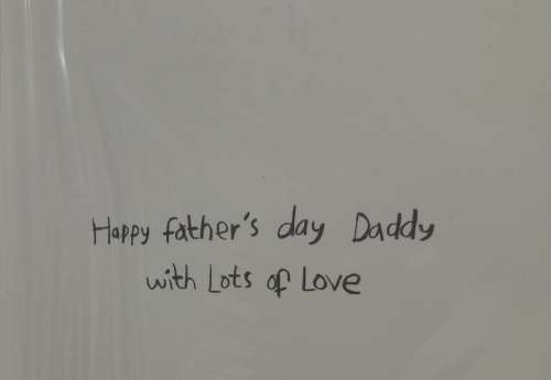 Greeting Card Happy Fathers Day