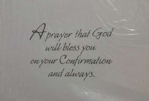 Greeting Card As You are Confirmed