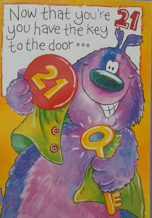 Greeting Card Now that You 21
