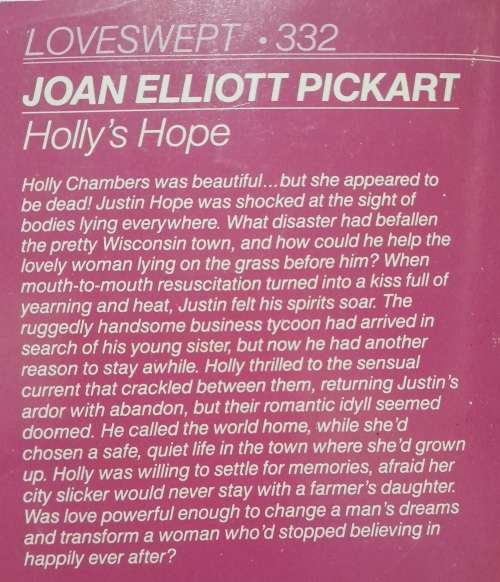 Loveswept Hollys Hope by Joan Elliot Pickart
