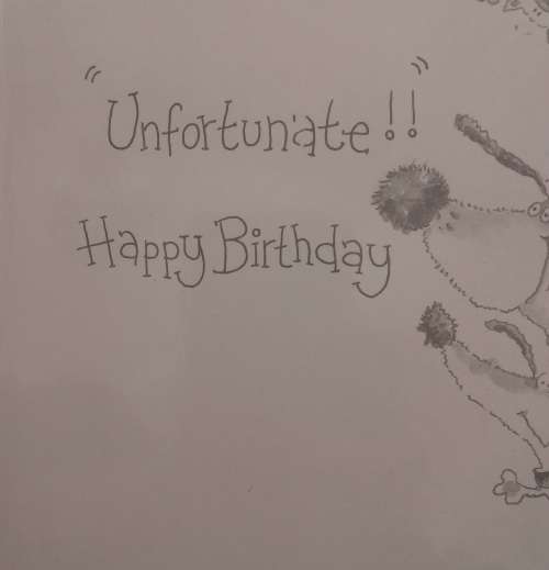 Greeting card 40th Birthday
