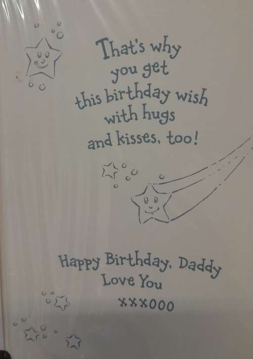 Greeting Card Happy Birthday Daddy