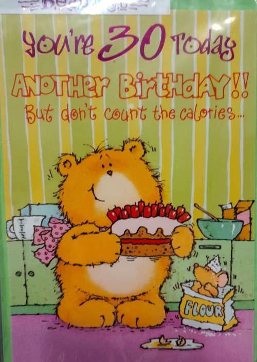 Greeting card 30th Birthday
