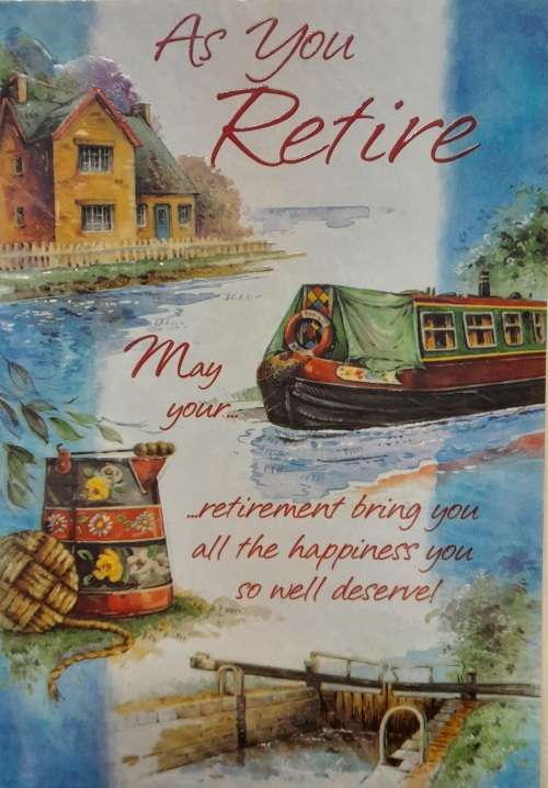 Greeting card As you Retire
