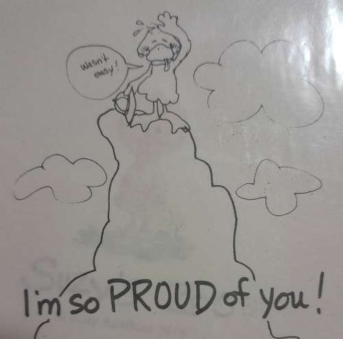 Greeting Card You did it Im so proud of you