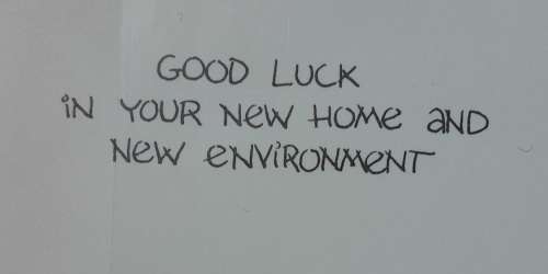 Greeting Card Good Luck in your New Home