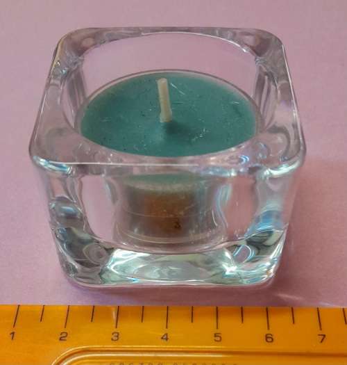 Glass Tealight candle holders set of 4