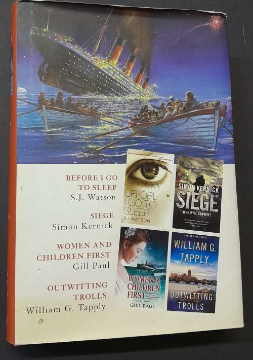 Readers Digest 4 Authors in 1 book Before  go to sleep &  Outwitting trolls & Siege & Women first
