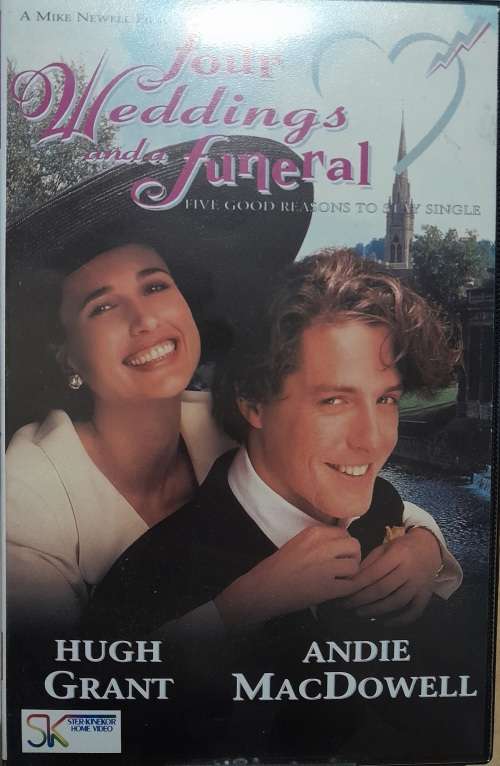 Four Weddings and a Funeral VHS