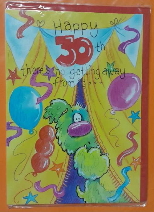 Greeting card 30th Birthday