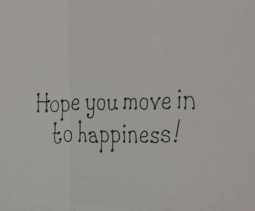 Greeting Card Your First Home Together