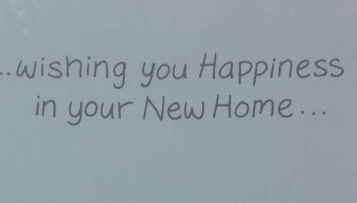 Greeting Card Congratulations on Your New Home
