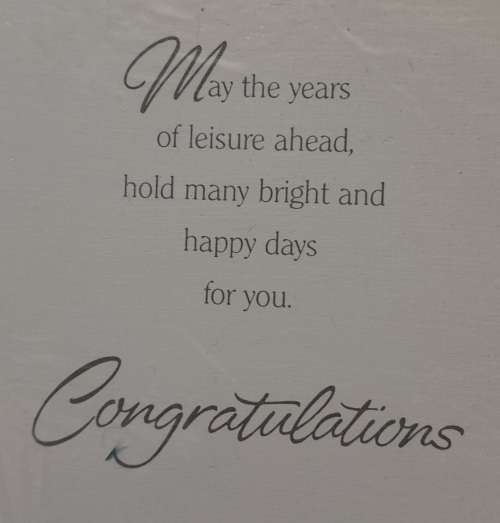 Greeting Card Retirement