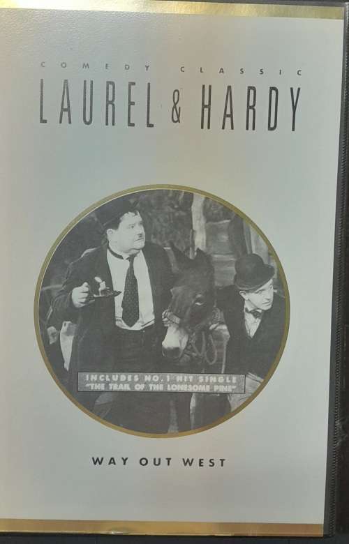 Laurel & Hardy Way Out West VHS