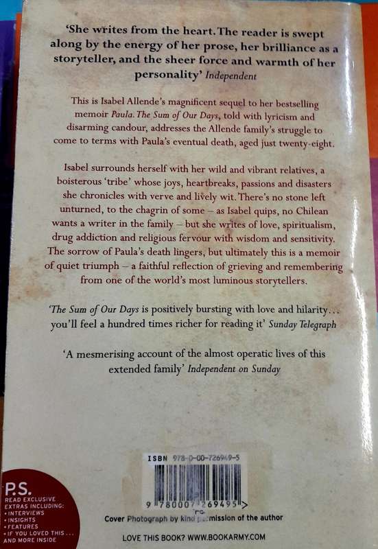 The Sum of our Days by Isabel Allende