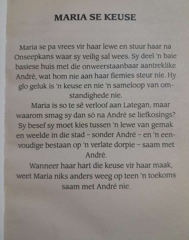 Maria se Keuse deur Arien Lubbe Romanza