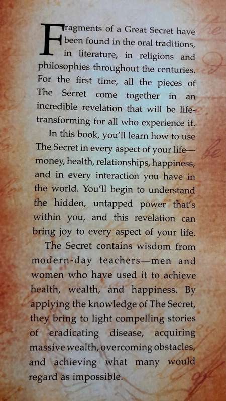 The Secret by Rhonda Byrne