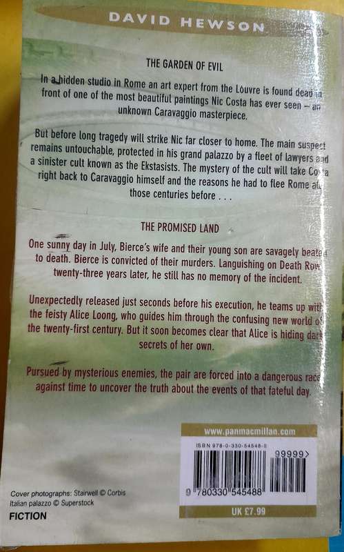 The Garden of Evil and The Promised Land by David Hewson