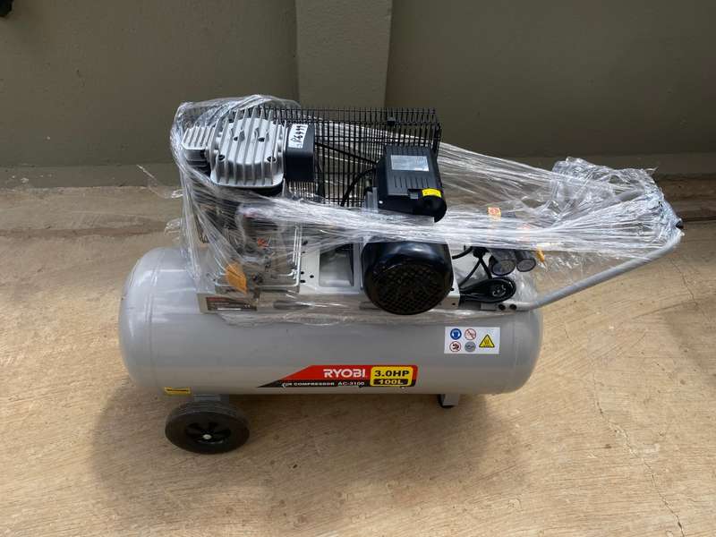 Ryobi - 100 Litre Belt Drive Compressor - 3HP