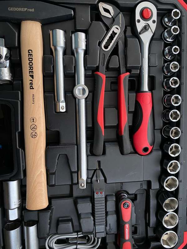 Gedore - Socket Wrench Set 1/2` Auto Universal - 61 PIECES