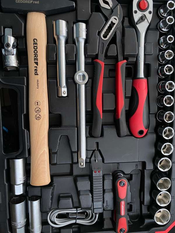Gedore - Socket Wrench Set 1/2` Auto Universal - 61 PIECES