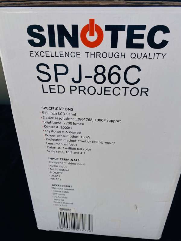 Sinotec LED Projector SPJ-86C