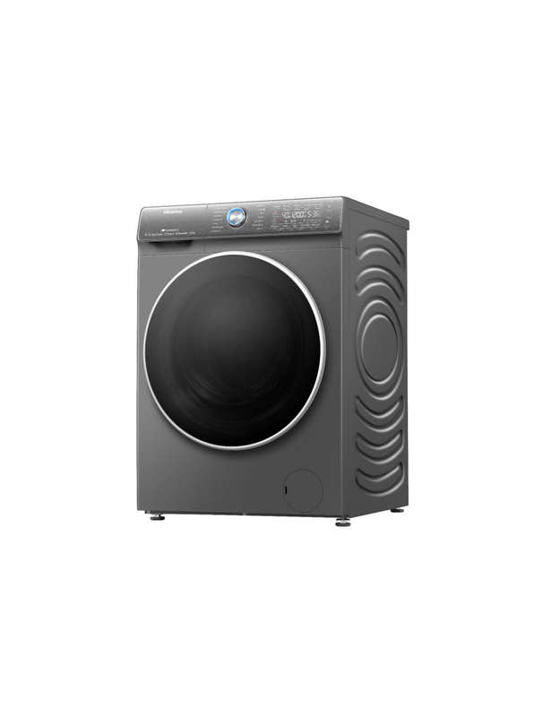 Hisense 12Kg Front Loader Washing Machine with Inverter - Titanium Grey