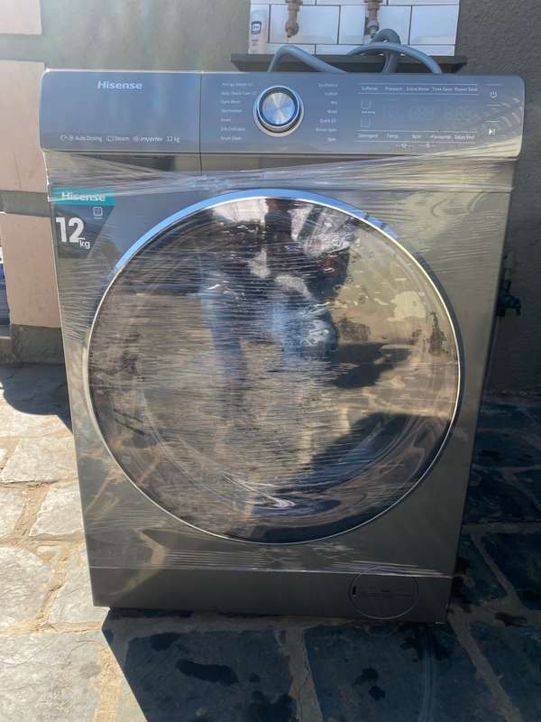 Hisense 12Kg Front Loader Washing Machine with Inverter - Titanium Grey