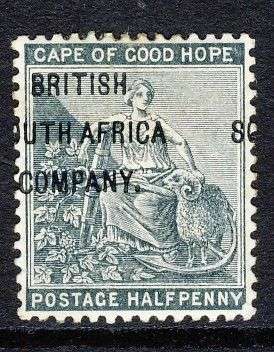 Variety -1896 Cape of Good Hope Overprinted BSAC - MM
