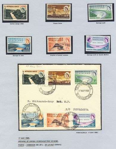 PENHALONGA CANCEL - FDC KARIBA OPENING - 17 MAY 1960 - RHODESIA & NYASALAND