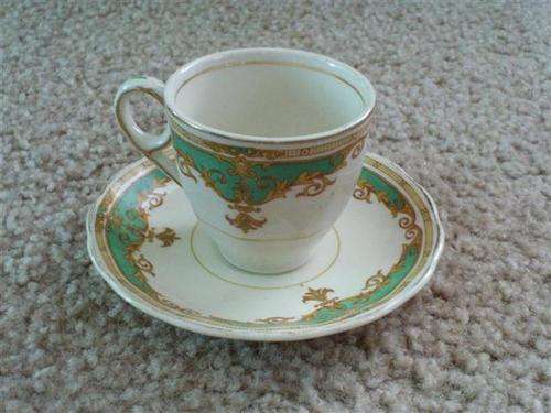 grindley,2x teacups with saucers