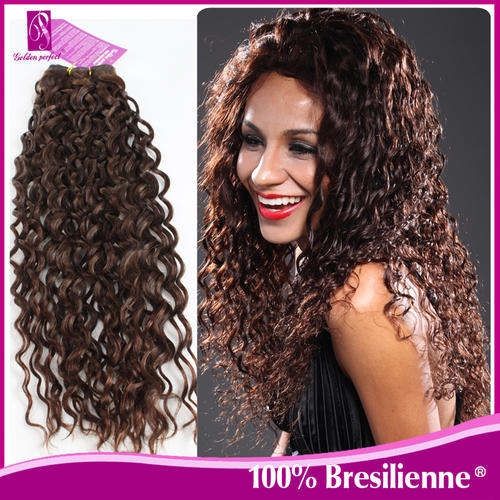 Human Hair Weave Brazilian/Bresilienne Remy Curly Hair