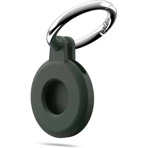 AirTag Protective Silicone Case [Black]