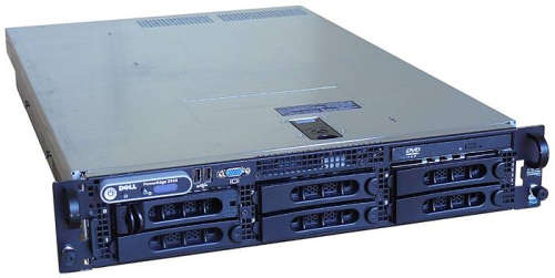 DELL POWEREDGE 2950 2U SERVER WITH 2 XEON QUAD CORE PROCESSORS AND 2TB HDD AND 16GB RAM