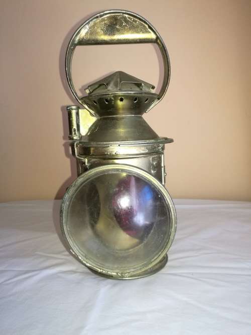 VINTAGE 3 WAY RAILWAY LANTERN BRONZED