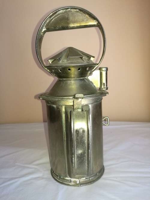 VINTAGE 3 WAY RAILWAY LANTERN BRONZED