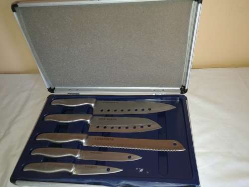 SET OF STEELWORTH KNIVES IN CASE