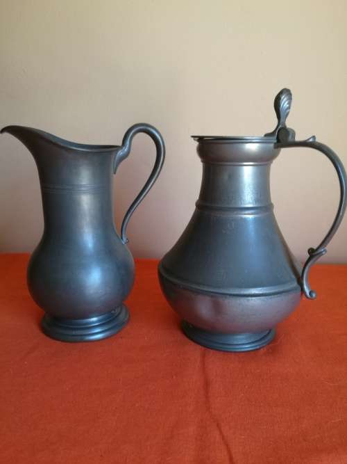 2 X FABULOUS PEWTER JUGS
