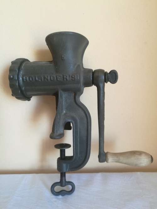 VINTAGE BOLINDERS NO. 5 HAND MINCER