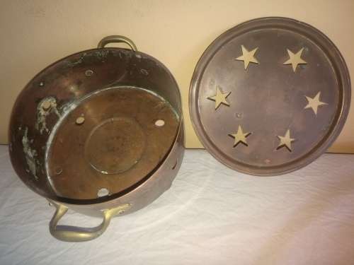 COPPER BOWL AND LID