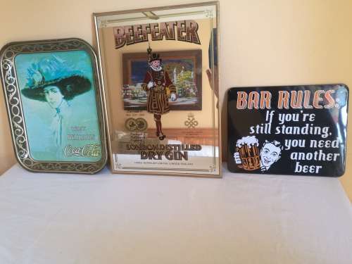 ASSORTED LOT OF BAR ORNAMENTS