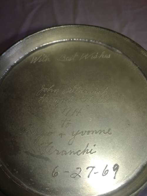 VINTAGE PEWTER JUG