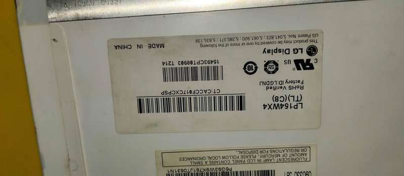 LP154WX4 (TL)(C8) 15.4` LAPTOP LCD SCREEN