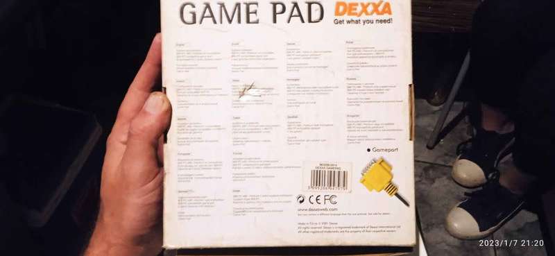 LOGITECH DEXXA THROTTLE GAMEPAD RETRO PC