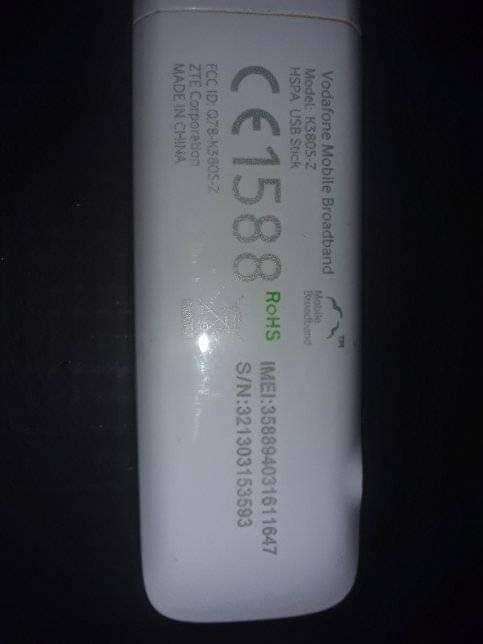 ZTE Vodafone K3805-Z 3G Mobile Connect USB Modem