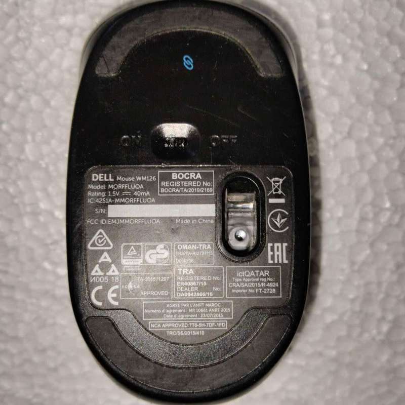 DELL WM126 Wireless Mouse