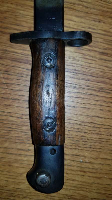 BRITISH 1907 BAYONET USED BY SOUTH AFRICA IN WW2